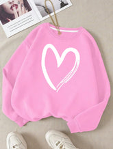 Shaded Heart Sweatshirt
